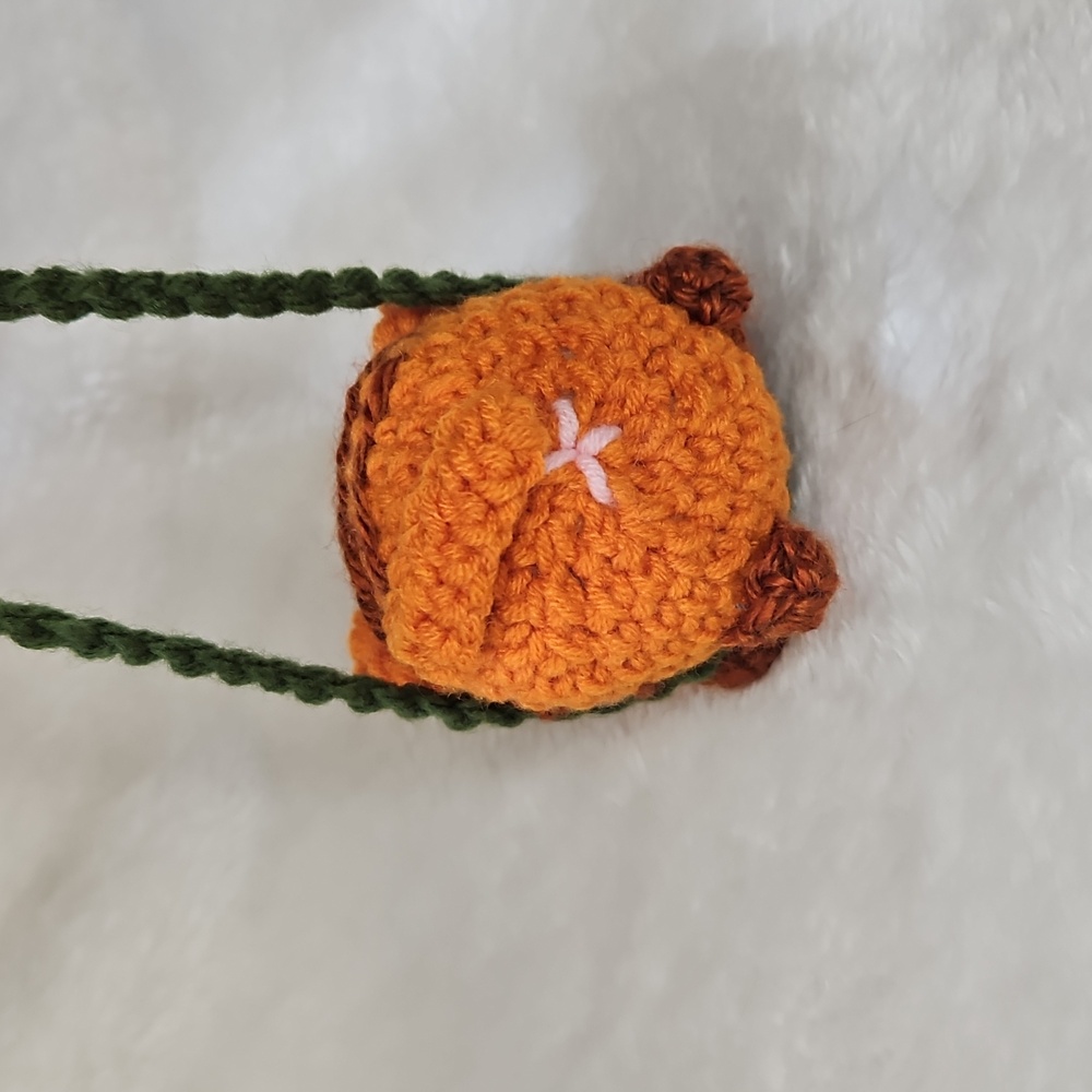 Crochet Cat On Swing Amigurumi Charm - Picture 5 of 5